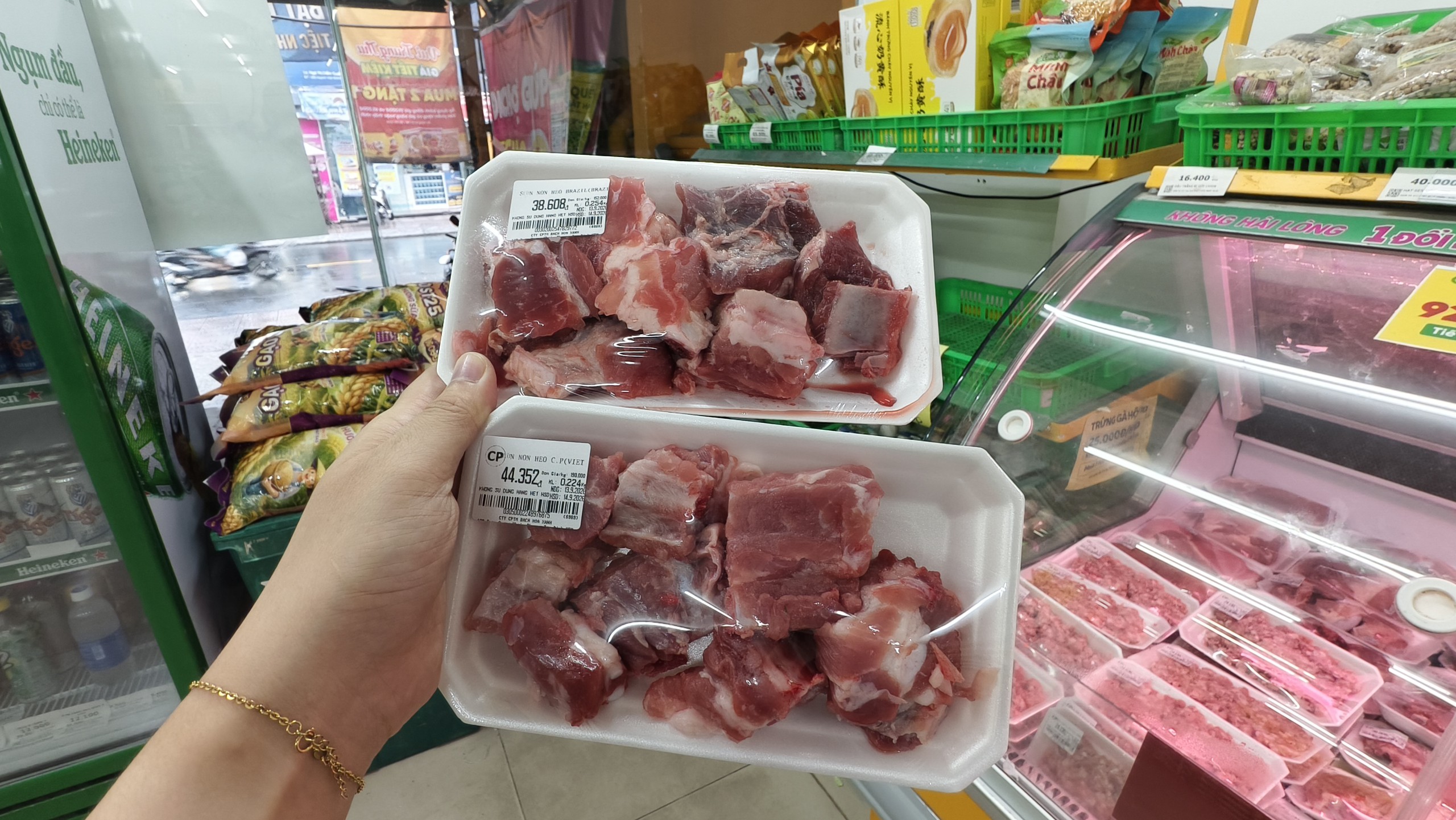 進口豬排因機器切割而更方正